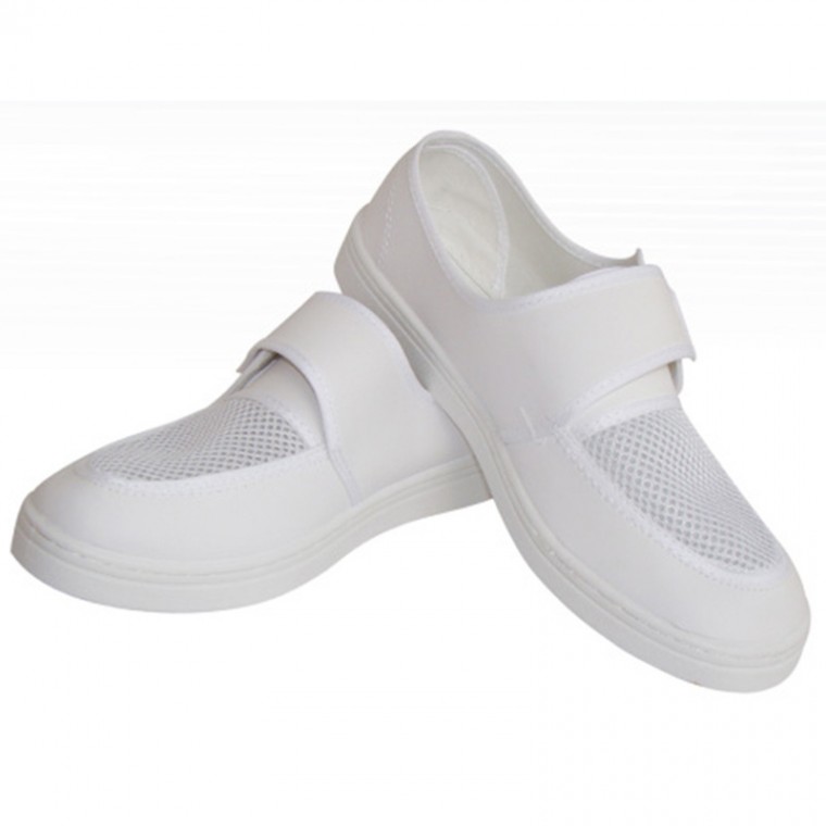 pvc底夏季网面透气无尘鞋软底防滑